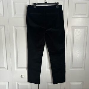 J Jill Corduroy Pants Womens 10 Black Stretch Minimalist Casual Preppy WPT071291